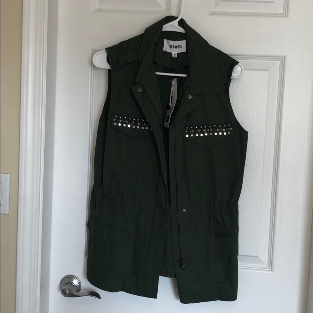 Olive Green Vest